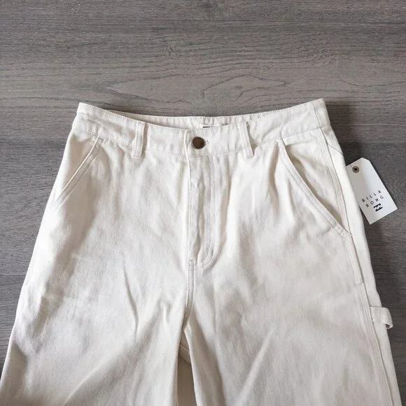 NEW Billabong Collet Carpenter Denim in Cream, Size 27 - Picture 9 of 11